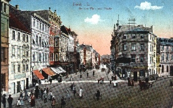 03149 Forst Berliner Platz und Straße gebr. 2.4.1920
