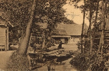 03222 Lehde im Spreewald Malerisches Flies beim Fröhlichen Hecht o 7.5.1935