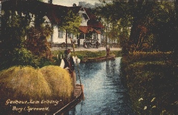 03096 Burg im Spreewald Gasthaus Zum Erlkonig, * ca. 1920