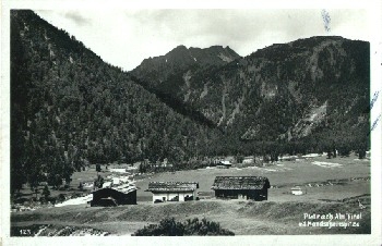 Pletzach-Alm Tirol mit Mondscheinspitze * ca. 1920