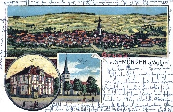 35285 Gemunden Wohra Litho o 16.4.1905