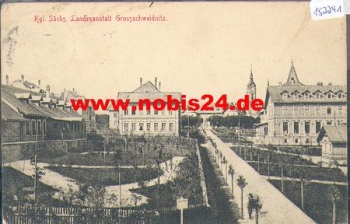 02708 Grossschweidnitz Sachsische Landesanstalt gebr. 13.7.1910