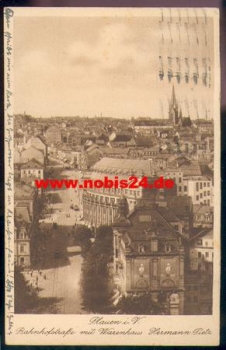 08523 Plauen Bahnhofstrasse Warenhaus Hermann Tietz o 2.1.1928