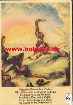Zodiac sign, Capricorn with characteristics * approx. 1950