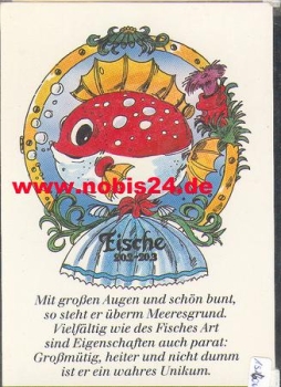 Sign of the zodiac, Pisces * approx. 1970