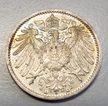 1 Mark 1907 D Empire circulation coin