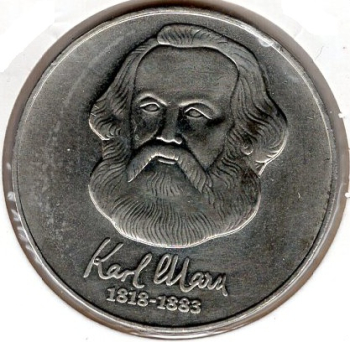 20 East German Marks 1983 Karl Marx