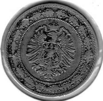 20 Pfennig 1887 G German Empire