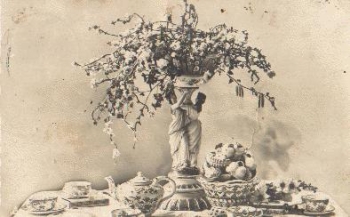 Coffee table porcelain food o 13.7.1929