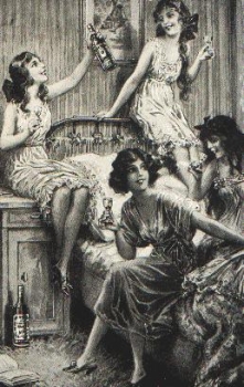 Fine liqueurs advertisement * ca. 1920