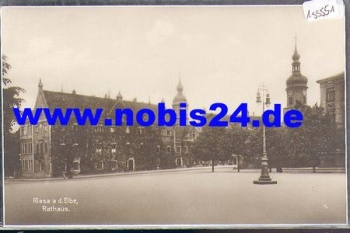 01594 Riesa Rathaus *ca. 1920