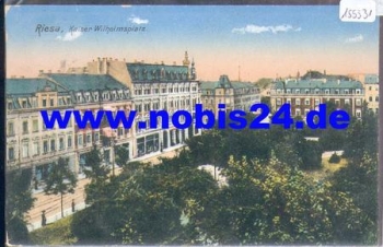 01594 Riesa Kaiser Wilhelmslatz gebr. ca. 1920