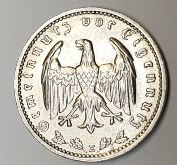 1934 F 1 Reichsmark Jäger 354
