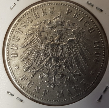 5 Mark Sachsen 1900
