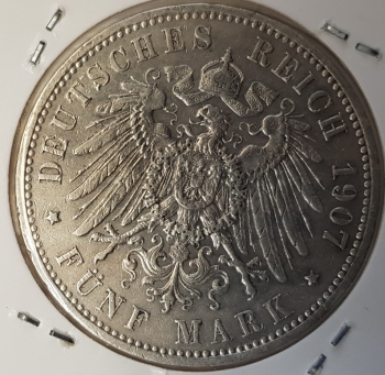 5 Mark PREUSSEN 1907