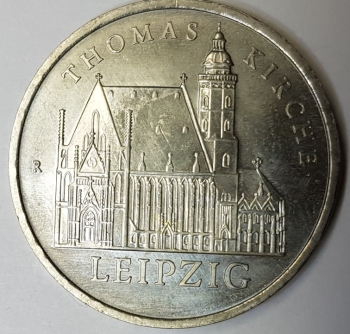 5 Mark 1984 Leipzig Thomas Kirche