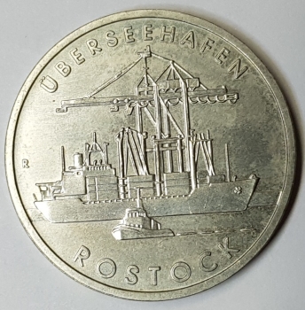 5 Mark 1988 Rostock Überseehafen