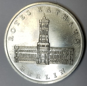 5 Mark 1987 Berlin Rote Rathaus