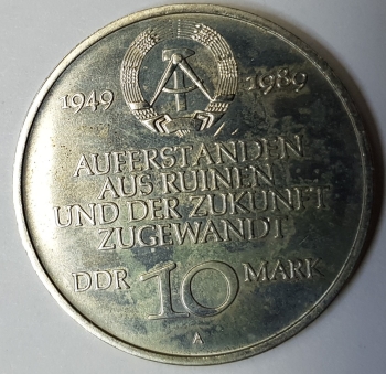 Jäger 1630 - 10 Mark 1989 40 Jahre DDR