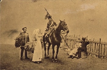 Saxon army maneuver scene development history * ca. 1910
