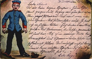 Military soldier with empty pockets, o April 25, 1913