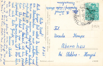 01824 Papstdorf Pension Immenheim Saxon Switzerland o 1960