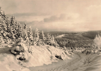 07356 Ruppersdorf via Lobenstein Country postmark on AK o December 21, 1961