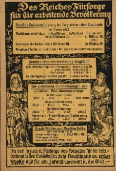 Reiches Fürsorge für arbeitende Bevölkerung 1. WK. * ca. 1915