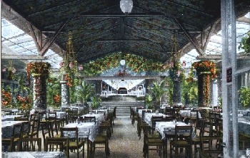 Chemnitz-Schönau Wintergarten Innenraum, * ca. 1920
