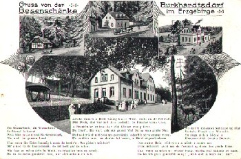 09235 Burkhardtsdorf Besenschanke Litho o 1935
