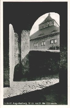 09573 Augustusburg Castle View through the Fronveste * 1936