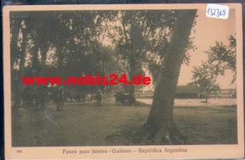 Quilmes Paseo para jinetes Pferde mit Reitern Argentinien *ca. 1920