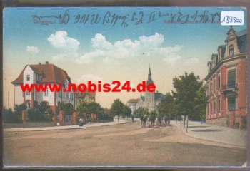 Grimma Bahnhofstrasse Post Office on December 30, 1915