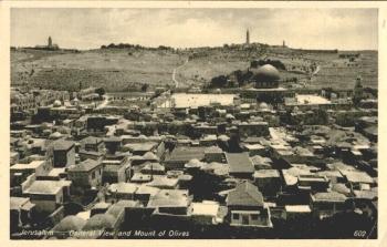 Israel, Jerusalem mit Ölberg *ca. 1960