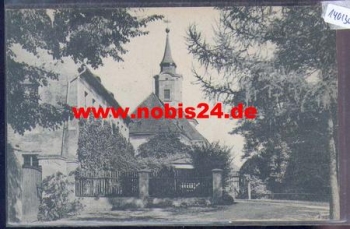 Schmannewitz rectory and church gebr. circa 1920