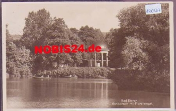 08645 Bad Elster Gondelteich mit Floratempel o ca. 1930