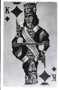 Skat, Karo König, mining card, * approx. 1925