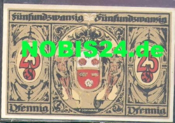 96317 Kronach city emergency money 25 pfennigs 1921