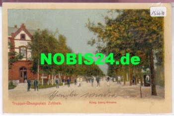 01619 Zeithain, military training area, König Georg-Straße o approx. 1910