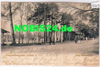01619 Zeithain, military training area, König Georgstrasse o May 12, 1907