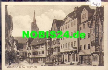 97877 Wertheim, Marktplatz *ca. 1920