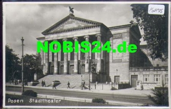 Poznan, City Theater * approx. 1950