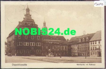 Dippoldiswalde Marktplatz mit Rathaus o 3.10.1927
