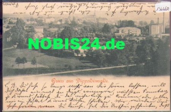 01744 Dippoldiswalde, Gruß aus ... o 7.10.1898