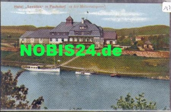 01744 Malter Talsperre Sperrmauer Elektrizitätswerk *ca.1920