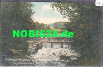 01744 Wendischkarsdorf Dippoldiswaldaer Heide Heidemuhl-Teich o 25.7. 1920