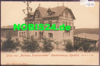 01776 Oberbärenburg Kipsdorf Kurhaus Friedrichshöhe *ca. 1900