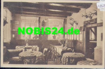 01776 Schellerhau, Gasthaus Sportheim, interior * approx. 1920