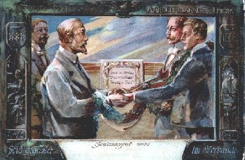 Leipzig, 25th anniversary of the trade association, o January 2nd, 1912
