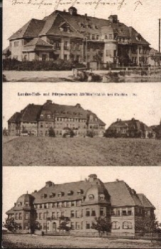 Zschadrass State Sanatorium and Nursing Institution, gebr. circa 1920